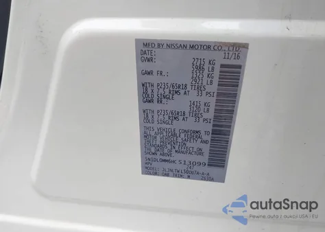 2017 Infiniti Qx60 из США, поврежденный, VIN 5N1DL0MM6HC513099